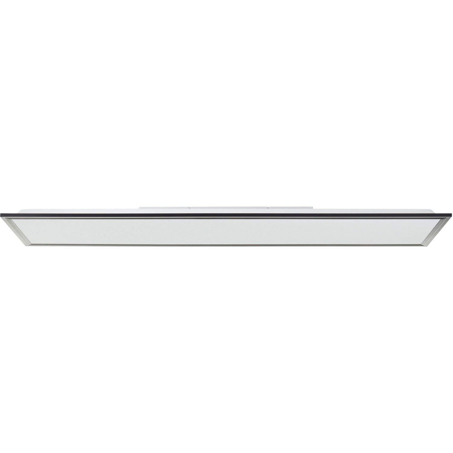 Rechteckige, schwarze LED-Deckenleuchte Briston, 100x25 cm, ideal für Flur und Gang.