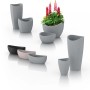 Scheurich Jardiniere Wave Globe Pflanzschalen in Stony-Grey und anderen Farben.