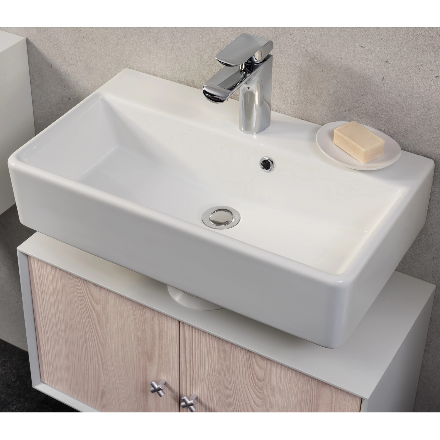 Fackelmann Waschbecken 60 cm ix! Weiß kaufen bei OBI