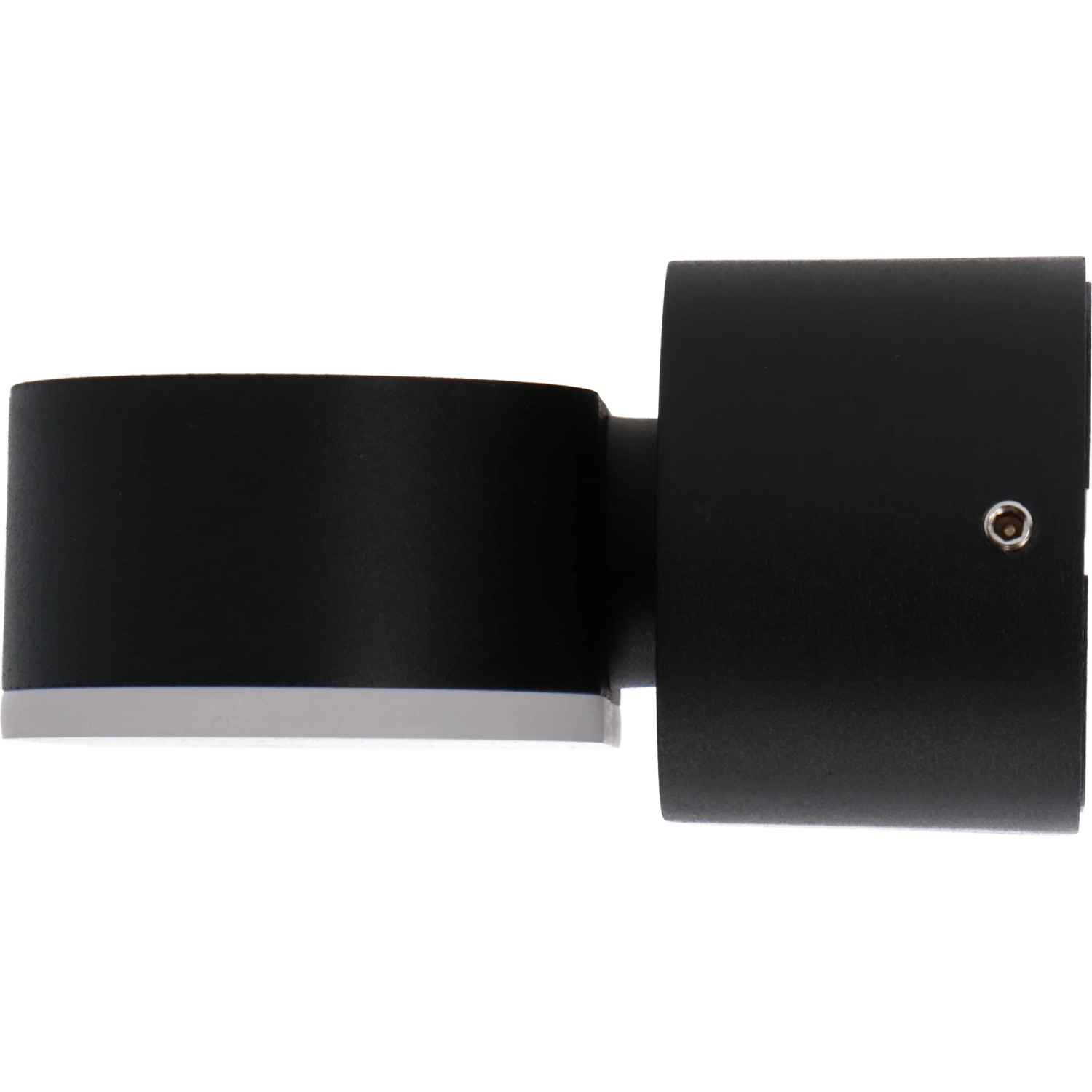 Schwarze, drehbare LED Außenwandleuchte Oval von LED`s light.