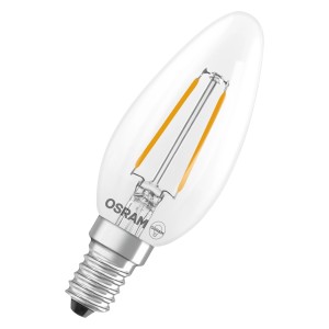Osram LED-Leuchtmittel E14 Kerzenform 1 W 136 lm Klar 10 cm x 3,5 cm