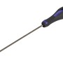 LUX Feile für Sägeketten, 4 mm, 200 mm, mit ergonomischem Comfort Griff.