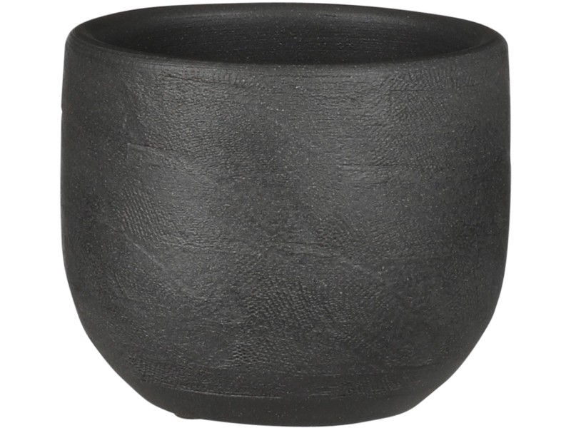 Mica Decorations Linde Pflanzentopf Aus Glas – Braun, Satinierte Optik, 13x13x11,5 Cm (nicht Spülmaschinengeeignet)