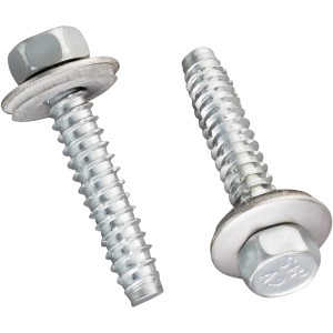 Edelstahlschrauben 6,3x32 mm für Kunststoffbedachung, 20 Stück.