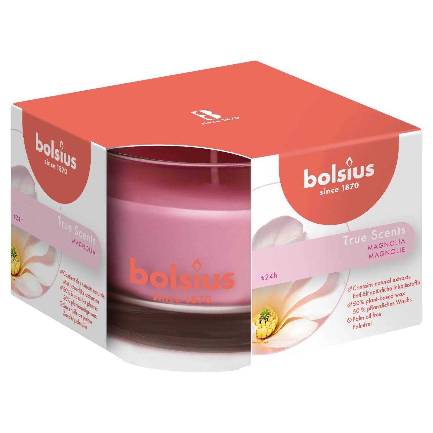 Bolsius True Scents Duftglas Medium 63/90mm Magnolie kaufen bei OBI