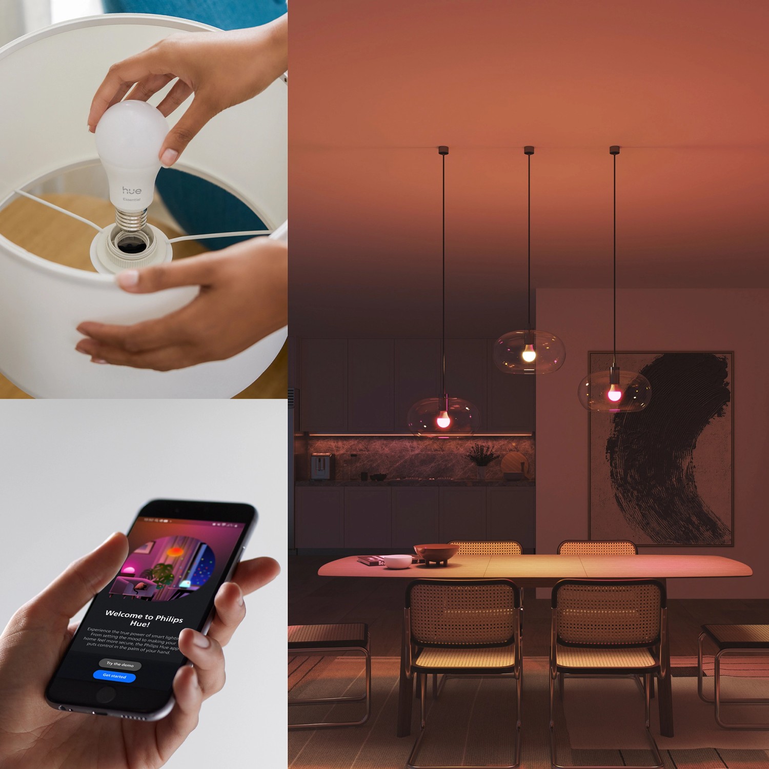 Philips Hue Leuchtmittel E27 Glühlampenform 6.500 K 806 lm 8 W 2er Set_5