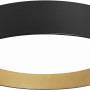 Ledvance Smart+ WiFi Deckenleuchte Orbis Kurt, schwarz-gold, Ø 45cm. Smarte Lampe für Wohnräume.