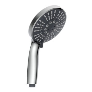 Schütte Handbrause Toscana II Chrom, elegante Brause mit Antikalk-Noppen und Wasserstopp.