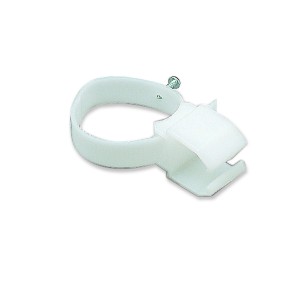 Gardinia U-Halter, variabel, weiß, 2er-Pack für Stilgarnituren.