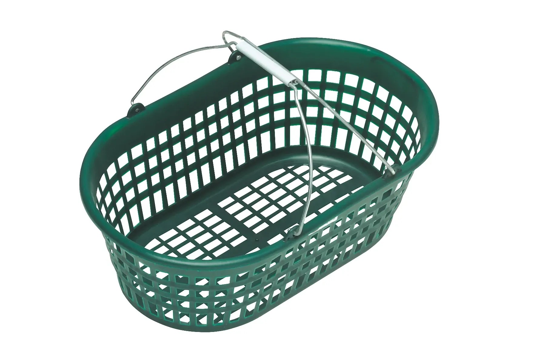 Gartenkorb Kunststoff Oval - Grüner Erntekorb 51x31x18cm Bis 15kg