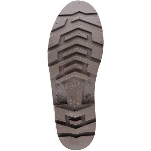 Sohle des Blackfox Stiefel Chaume Gr. 38, Gartenstiefel mit Profil für Gartenarbeit.