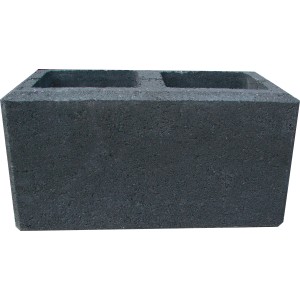 Premac Mauer Preblok Normalstein Anthrazit 40 cm x 20 cm x 20 cm