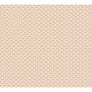 Vliestapete Trendwall 2 Art Deco, beige-goldene Glitzertapete mit geometrischem Muster.