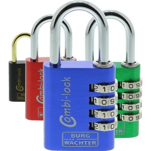 Burg Wächter Zahlenschloss Combi Lock Fun 88 40 Alu, verschiedene Farben.