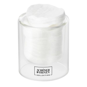 Schöner Wohnen Duftkerze L Cotton im blauen Glas (Ø 9 cm).