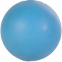Blauer Jollypaw Ball aus Naturgummi, ø 7 cm, für Hunde, ein Apportierspielzeug.