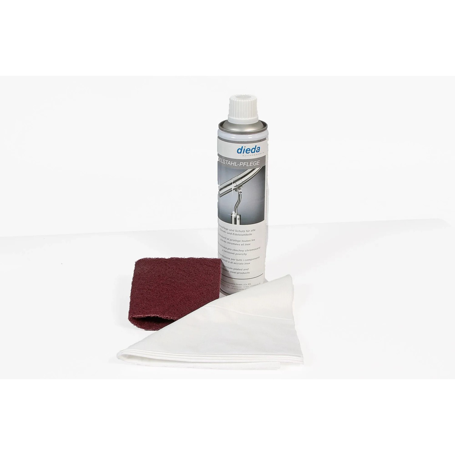 Dieda Geländer-Set L-Form Edelstahl V2A Montage Von Oben 19 m Silber_16