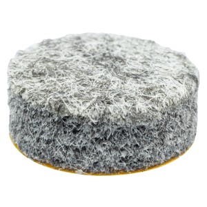 Wagner Topffuß, selbstklebend, grau, Ø 15mm, Nadelfilz, für Zubehör Pflanztöpfe.