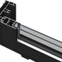Detailaufnahme: Isolierverglastes Schiebefenster der Palmako Sauna Sanna Slide Plus.
