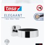 Tesa Elegaant Fönhalter Chrom, zur Wandmontage ohne Bohren.