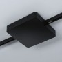 Schwarze Paulmann Urail Mitteleinspeisung Smart Home Zigbee für Schienensysteme.