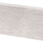 Sockelleiste Iced Oak, 60x20 mm, 2600 mm lang. MDF-Leiste in heller Holzoptik für den Bodenabschluss.