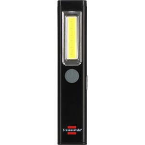 Brennenstuhl LED-Handleuchte PL 200 AC, 200 lm, mit Akku, schwarz. Taschenlampe mit COB-LED und USB-C Anschluss.