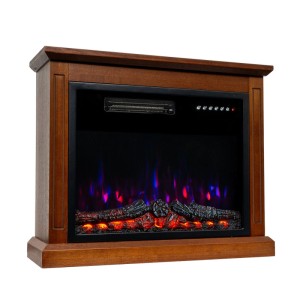 HOMAVO 23'' 1000W-2000W Elektrokamin mit Heizung Schrank