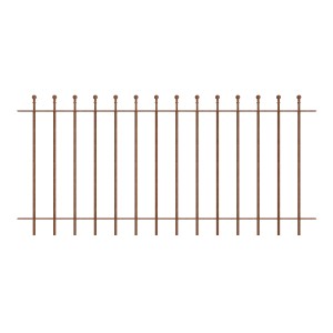 Eleo Gartenzaun Ancona 96 cm x 90 cm Unbeschichtet