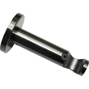 Gardinia Chicago Träger, offen, Titan, 8 cm, für 20 mm Stangen.