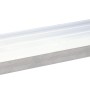 LUX Abziehlatte Classic, 2 m, aus Aluminium zum Abziehen von Estrich und Aufstreichmassen.