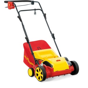 Wolf-Garten Elektro-Vertikutierer VA 303 E mit Fangkorb, rot/gelb.