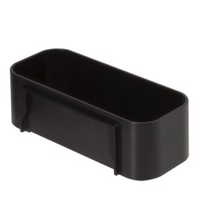 Schwarzer Tiger 2-Store Duschkorb/Wandablage, 25 cm, für Bad und Dusche.