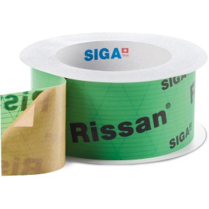Siga Rissan 60 Klebeband, 60mm x 15m, für luftdichte Anschlüsse im Dämmstoffbereich.