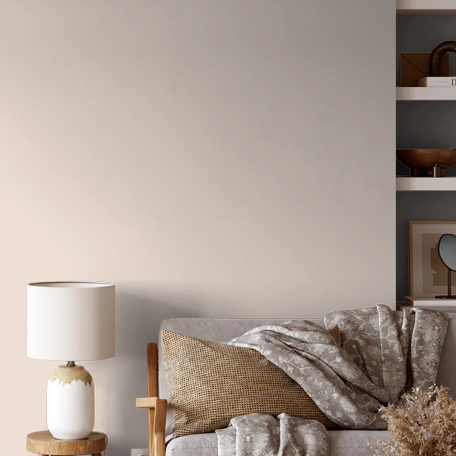 V&CO Premium-Innenfarbe Dead Flat Matt Rosa Farbton 1 Mandelrouge 2,5 l_3