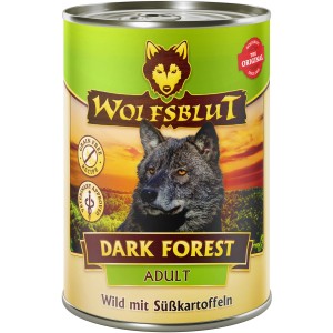 Wolfsblut Dark Forest Adult Wild Hunde-Nassfutter mit Süßkartoffeln, Dose