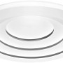 Weiße Ledvance Smart+ WiFi Deckenleuchte Orbis Spiral, Ø 50 cm, Tunable White.