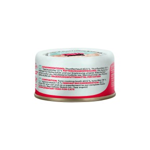 Dose Lucky Lou Katzen-Nassfutter Thunfisch in Jelly, 70g. Ergänzungsfutter für Katzen.