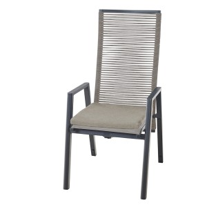 Siena Garden Movesessel Bologna Rope mit Sitzkissen 113 x 56 x 77 cm