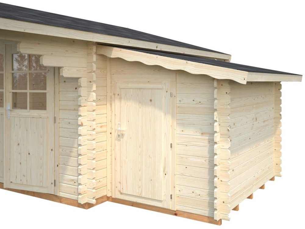 Palmako Anbauschuppen für HolzGartenhäuser 153 cm x 215 cm kaufen bei OBI