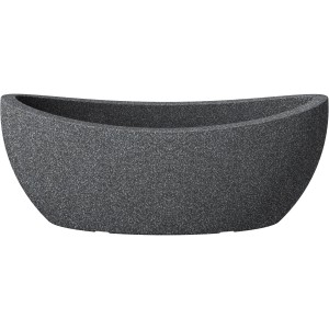 Scheurich Jardiniere Wave Globe 58 cm x 24 cm Schwarz-Granit
