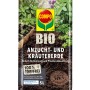 Sack Compo Bio Anzucht- und Kräutererde, torffrei, 5 l. Geeignet für Aussaat und Kultivierung von Kräutern.
