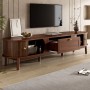 okwish Schrank mit Schubladen für Wohnzimmer 170x39.5x38cm Braun_3