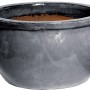 M Collections Pflanztopf Glazed Bavaria, 25 cm, anthrazitgrau, aus Ton mit Glasur.