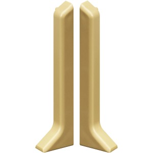 Endkappen für Kernsockelleiste 60 in Ahorn-Optik, einfache Montage.