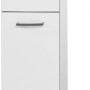 Pelipal Bad-Hochschrank Schwerin, weiß, 30 cm breit, mit Schublade und Tür.