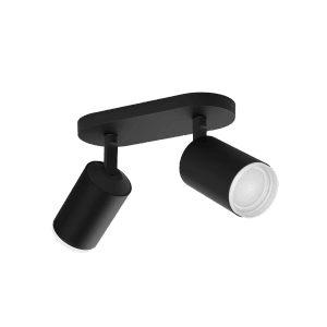 Philips Hue Smart-LED-Deckenleuchte Fugato White & Color Ambiance 2er Spot