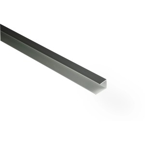 Kovalex Alu-Seitenabschluss eloxiert 28 mm x 27 mm x 2500 mm