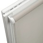 Beiges Schöner Wohnen Tageslicht-Rollo Tizia (45x150 cm) mit Seitenzug und transparenter Kugelkette.