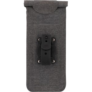 Fischer Smartphonetasche Cita, wasserdicht, grau, mit Halterung für Fahrräder.